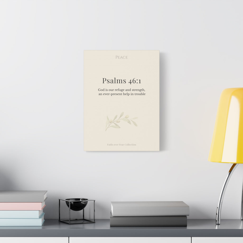 Christian Wall Art Canvas Isaiah 41:10 — Matte Stretched 1.25"