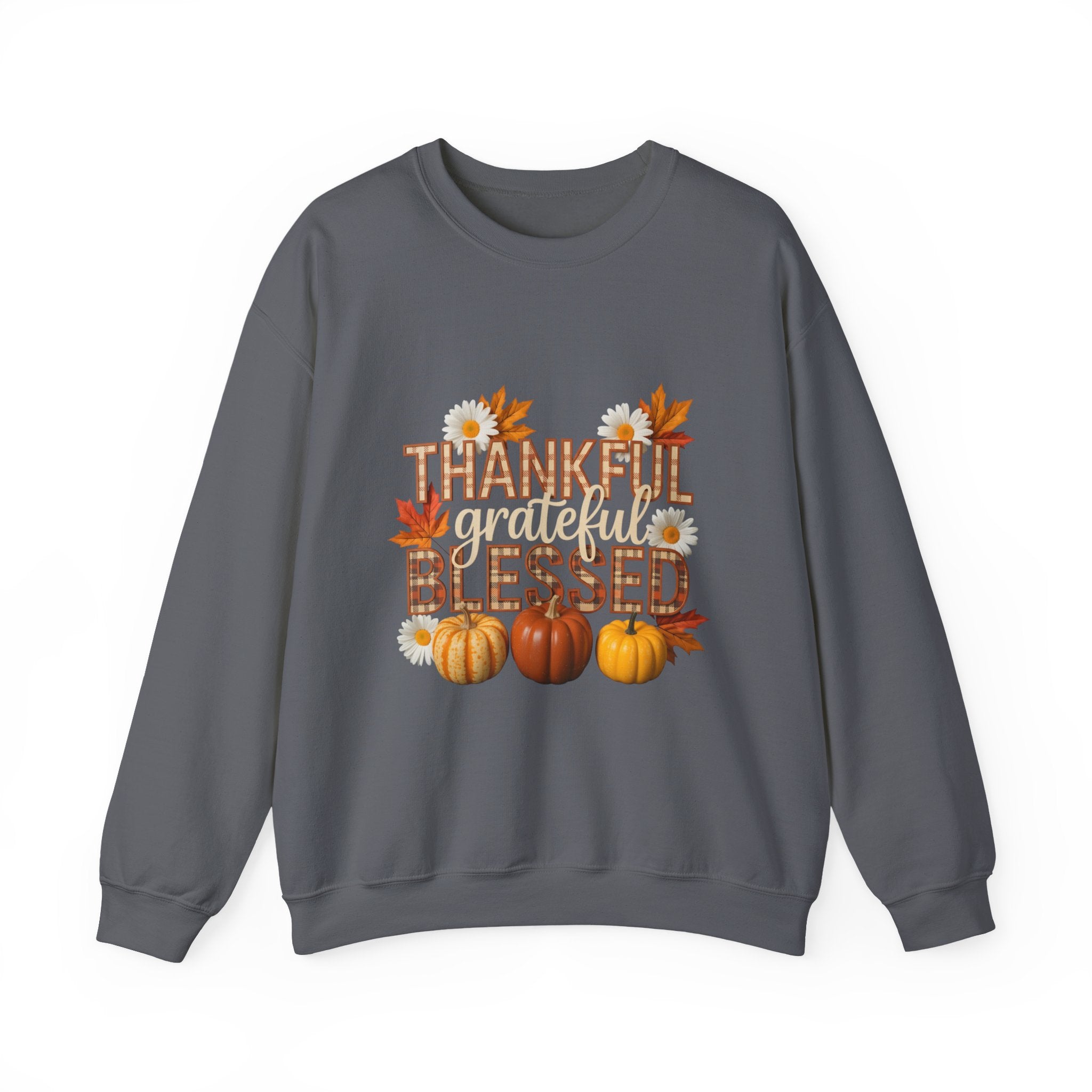 Thankful Grateful Blessed Crewneck Sweatshirt