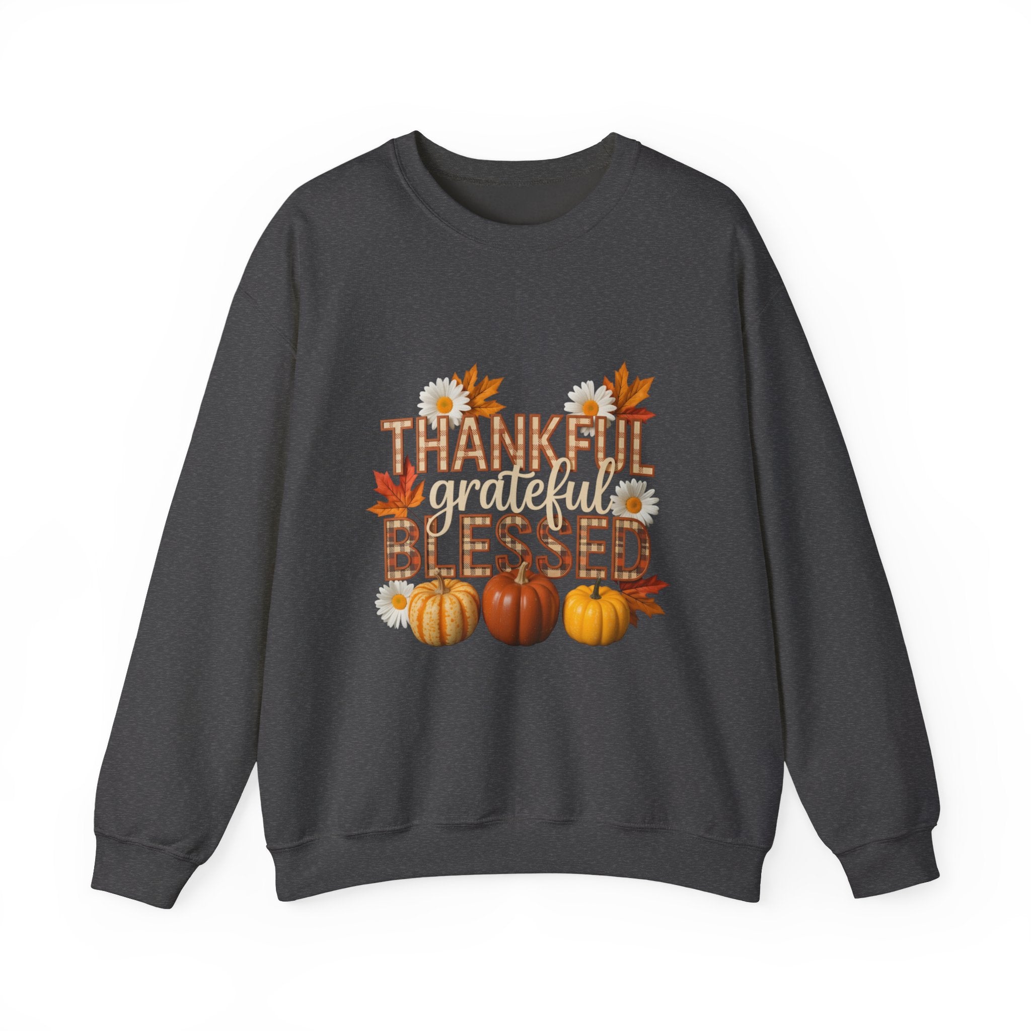 Thankful Grateful Blessed Crewneck Sweatshirt