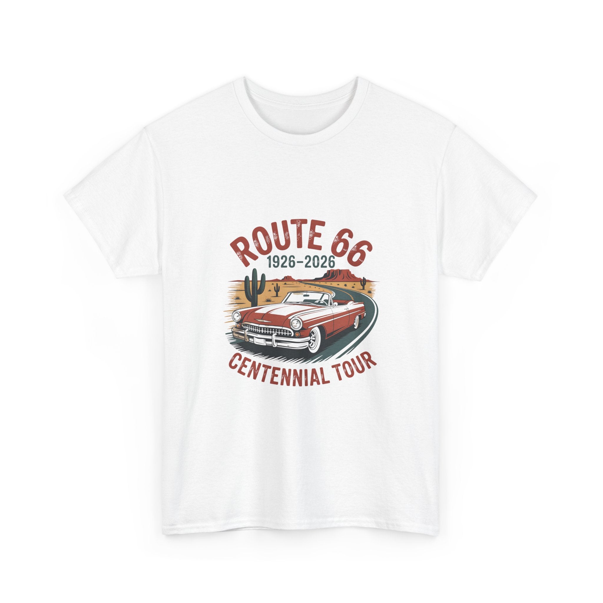 Route 66 Centennial Tour Vintage Road Trip T-Shirt