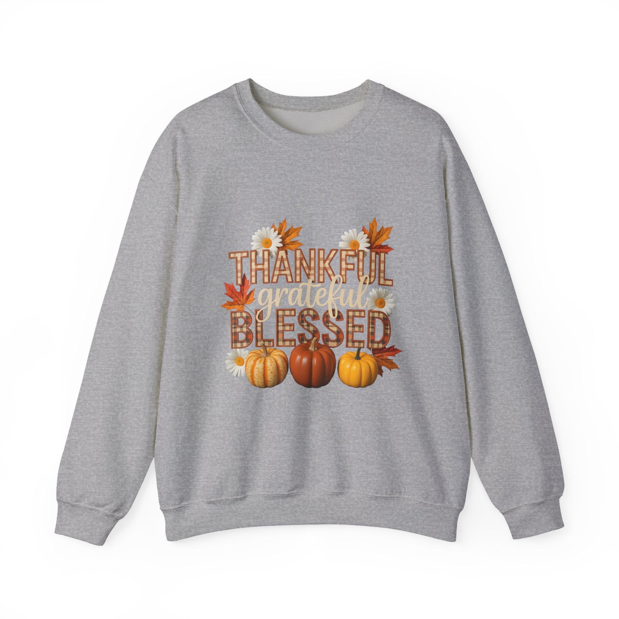Thankful Grateful Blessed Crewneck Sweatshirt