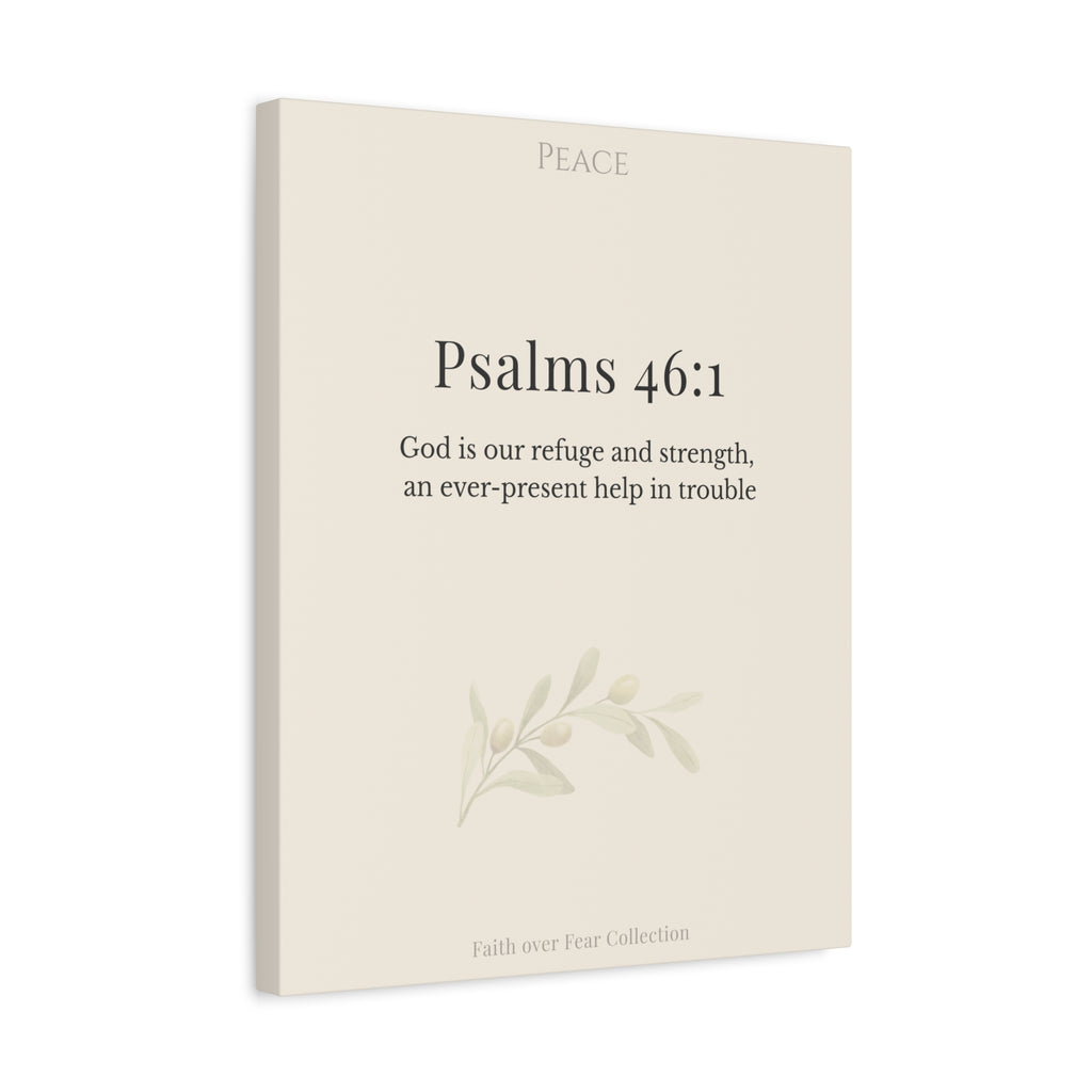 Christian Wall Art Canvas Isaiah 41:10 — Matte Stretched 1.25"