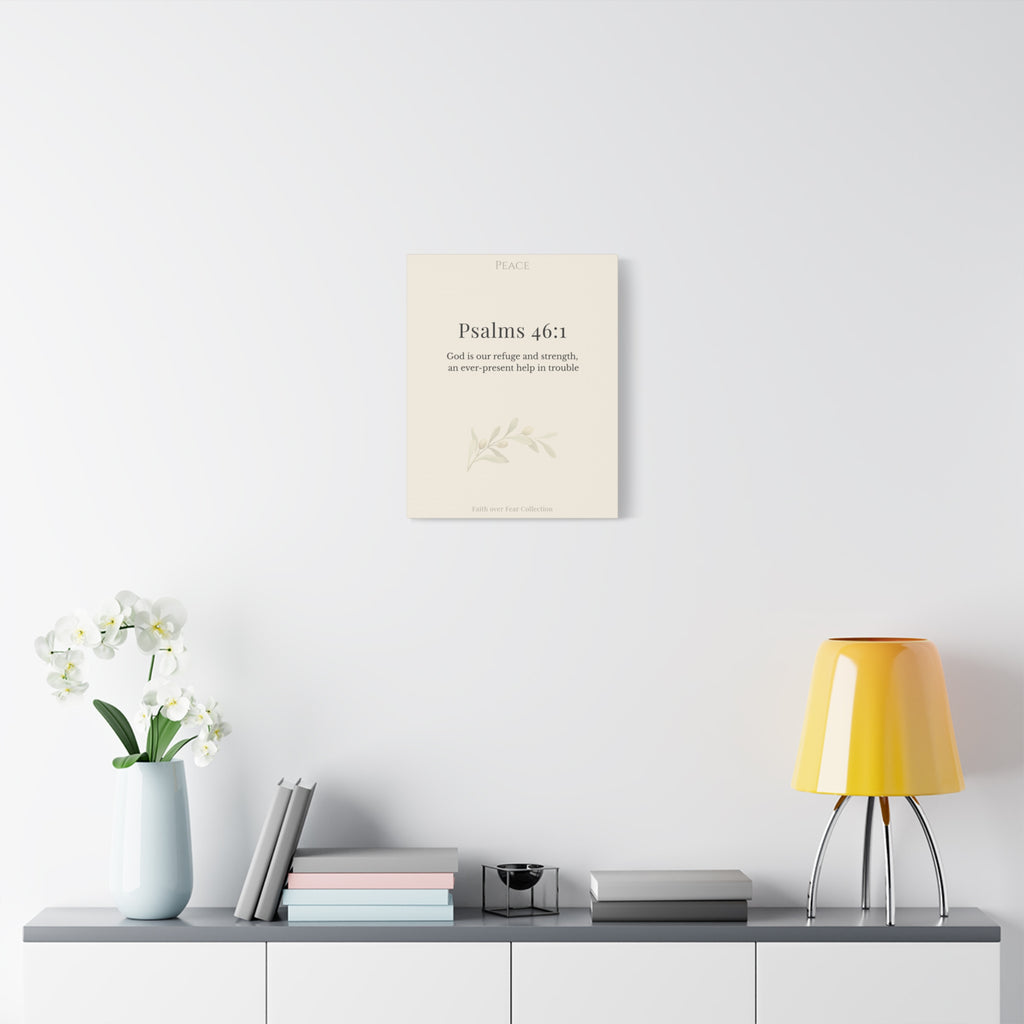 Christian Wall Art Canvas Isaiah 41:10 — Matte Stretched 1.25"