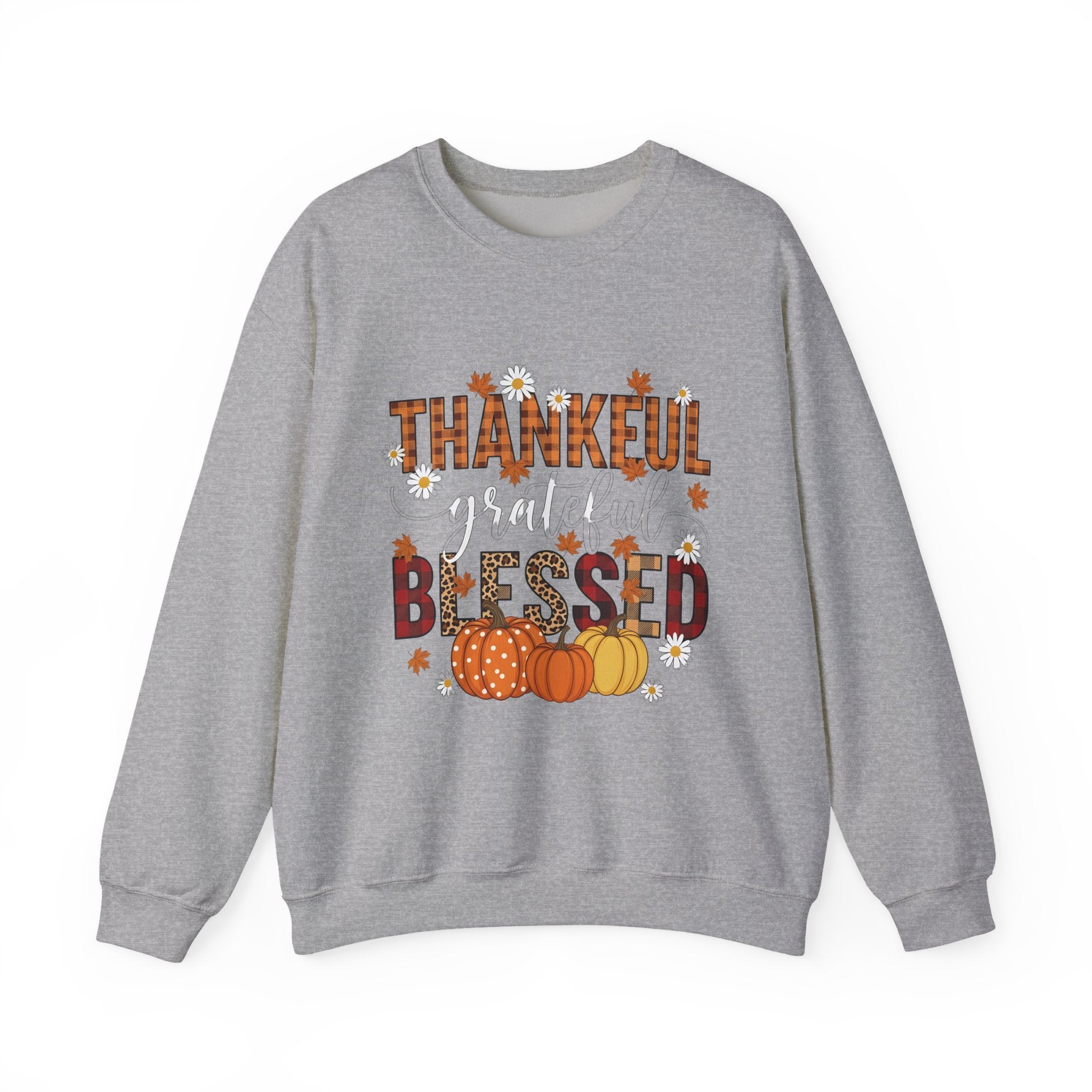 Thankful and Blessed Sweatshirt for Fall Celebrations