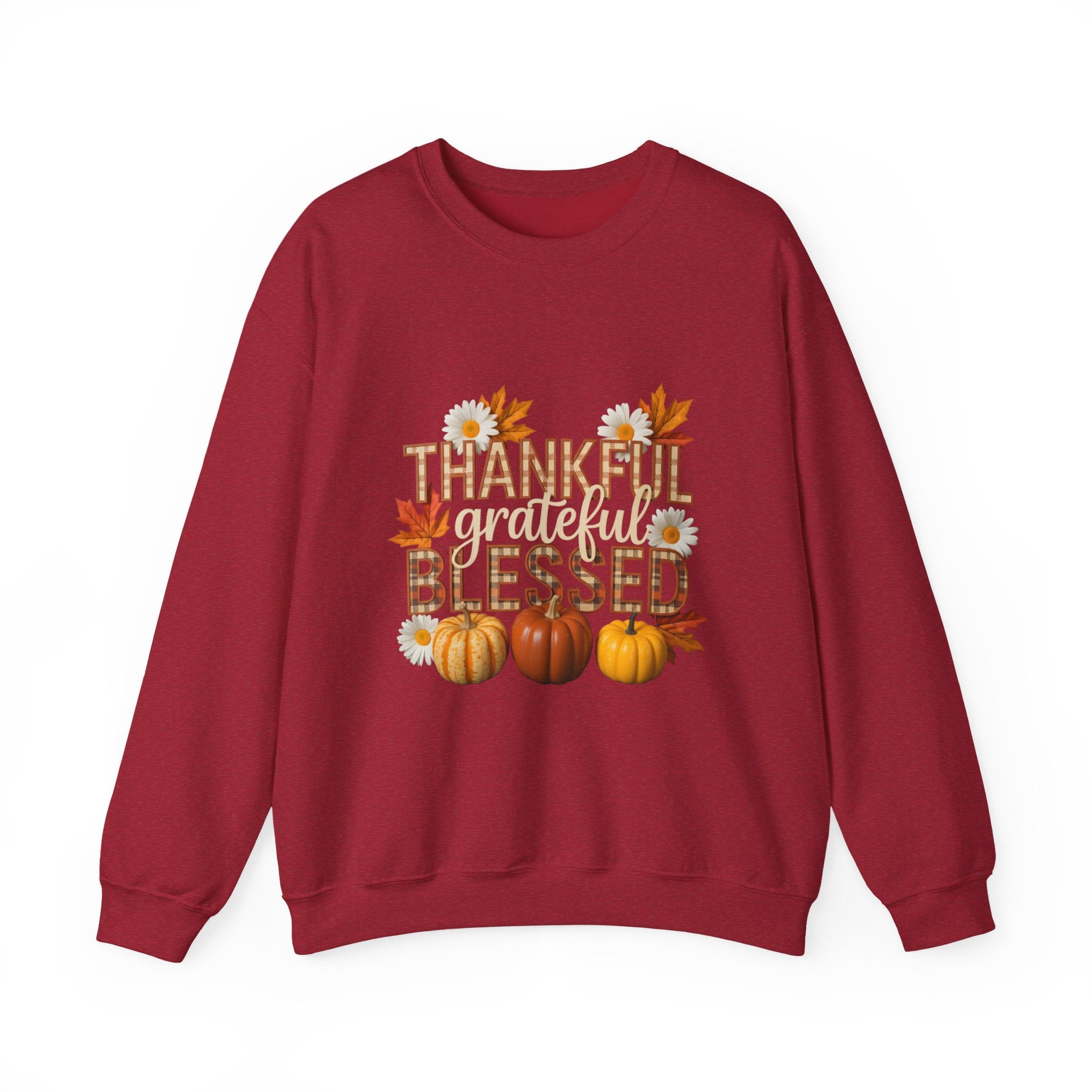 Thankful Grateful Blessed Crewneck Sweatshirt