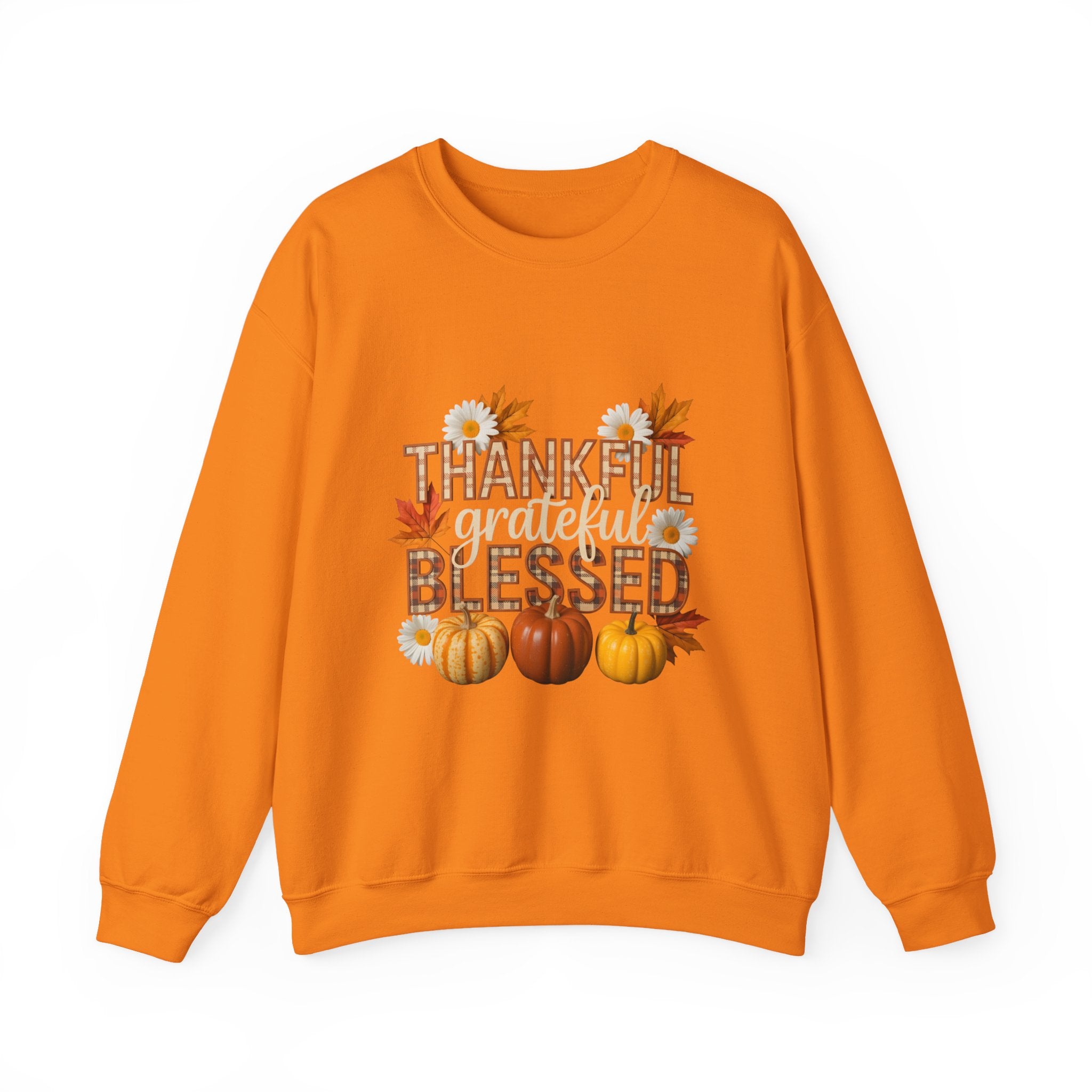 Thankful Grateful Blessed Crewneck Sweatshirt