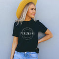 Psalms 91 Christian T-Shirt | God is My Refuge Bible Verse Graphic Tee