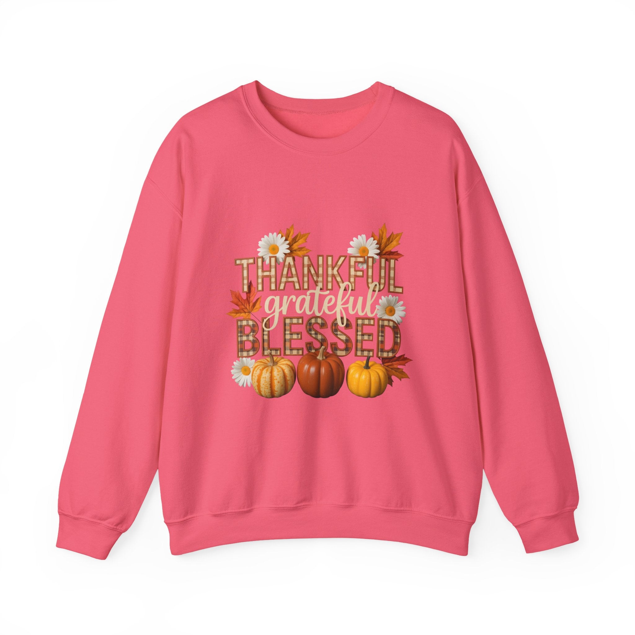 Thankful Grateful Blessed Crewneck Sweatshirt