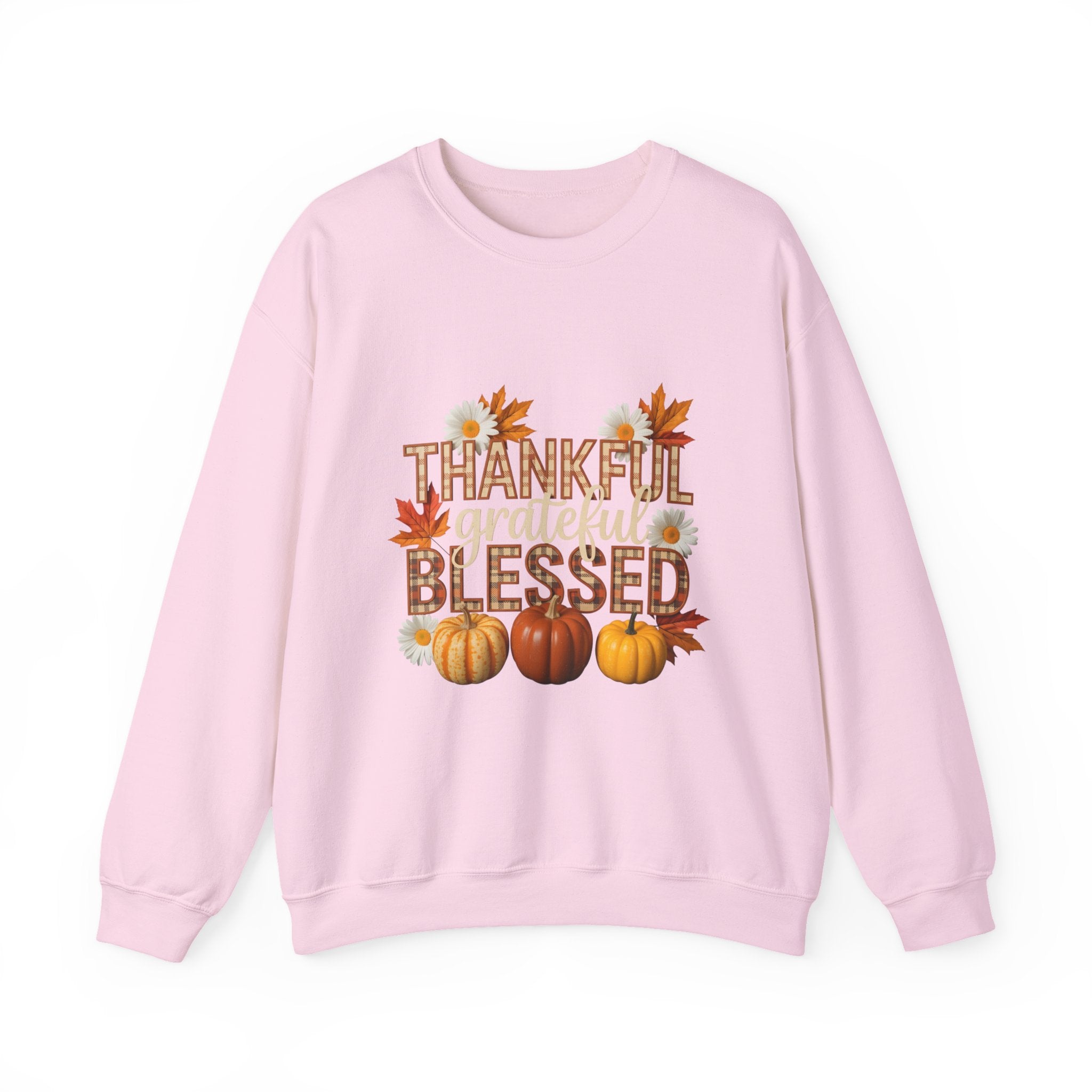 Thankful Grateful Blessed Crewneck Sweatshirt