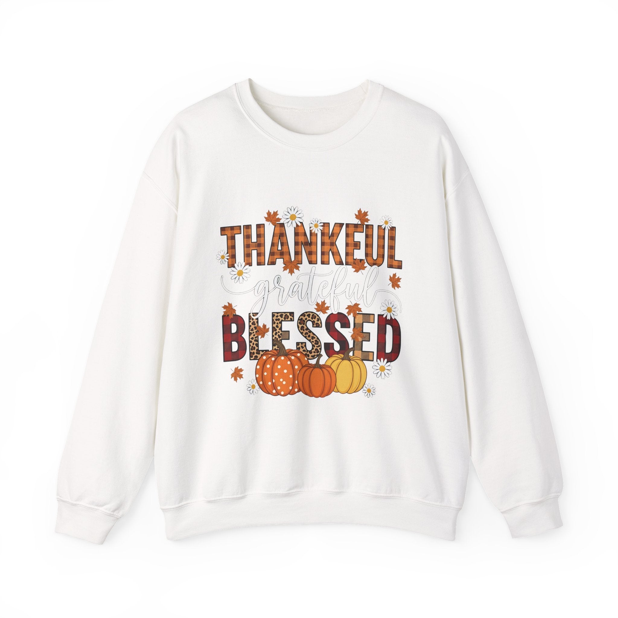 Thankful and Blessed Sweatshirt for Fall Celebrations