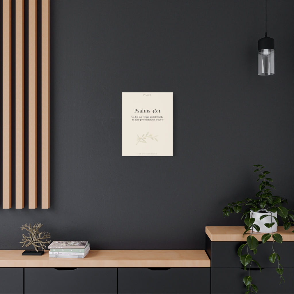 Christian Wall Art Canvas Isaiah 41:10 — Matte Stretched 1.25"