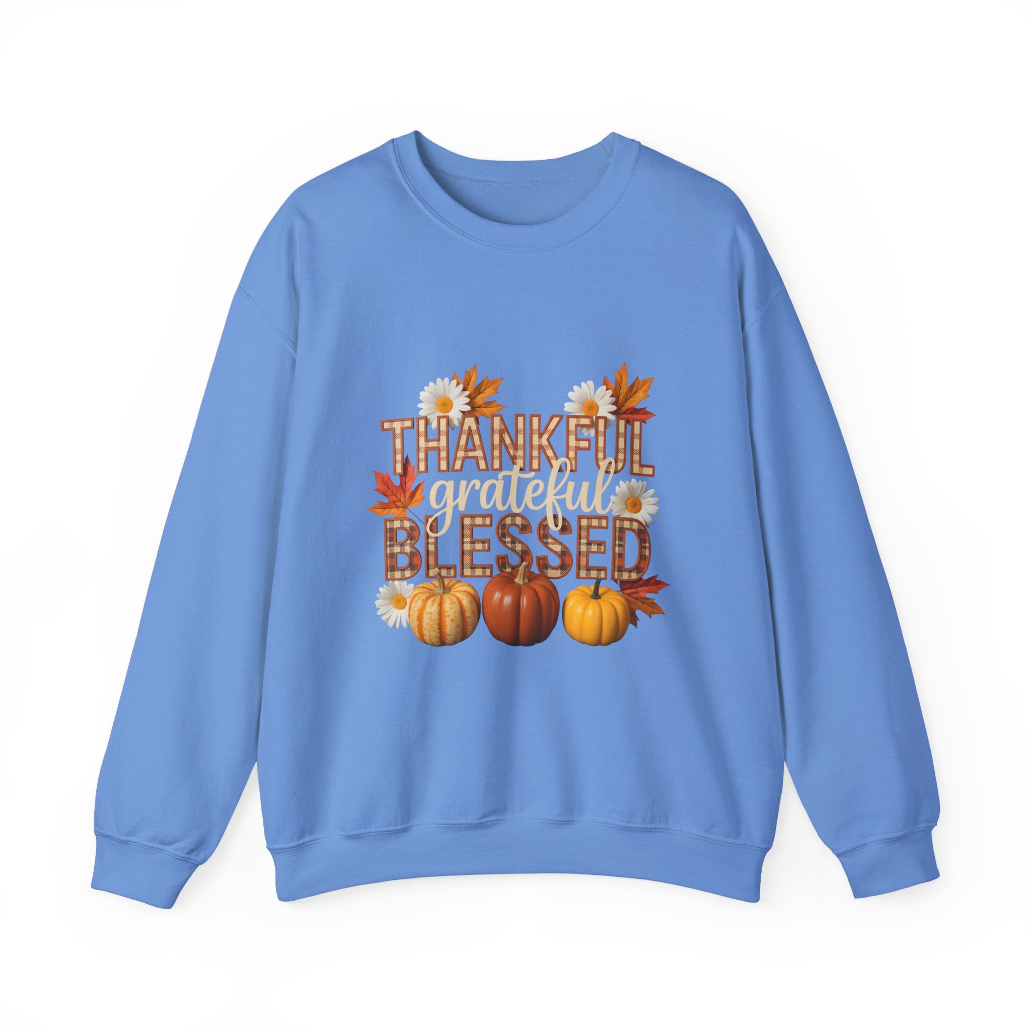 Thankful Grateful Blessed Crewneck Sweatshirt