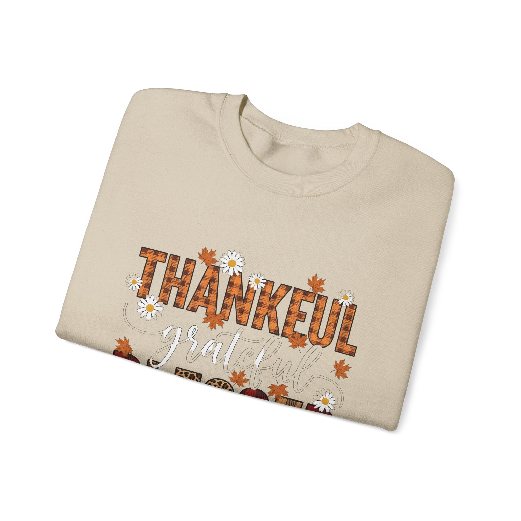 Thankful and Blessed Sweatshirt for Fall Celebrations