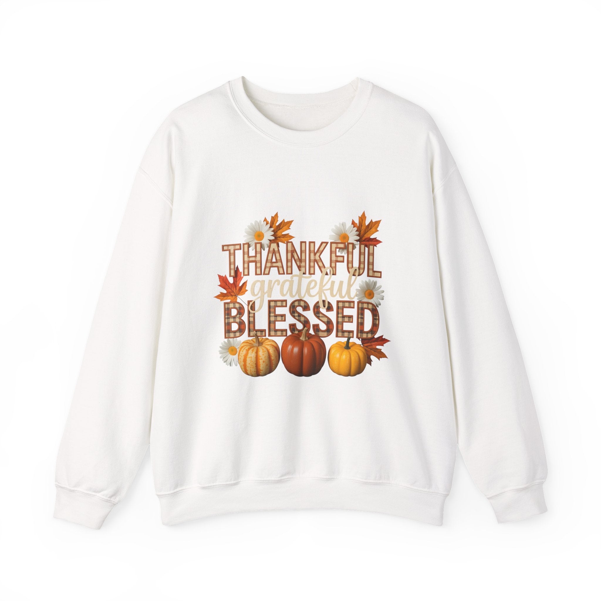Thankful Grateful Blessed Crewneck Sweatshirt