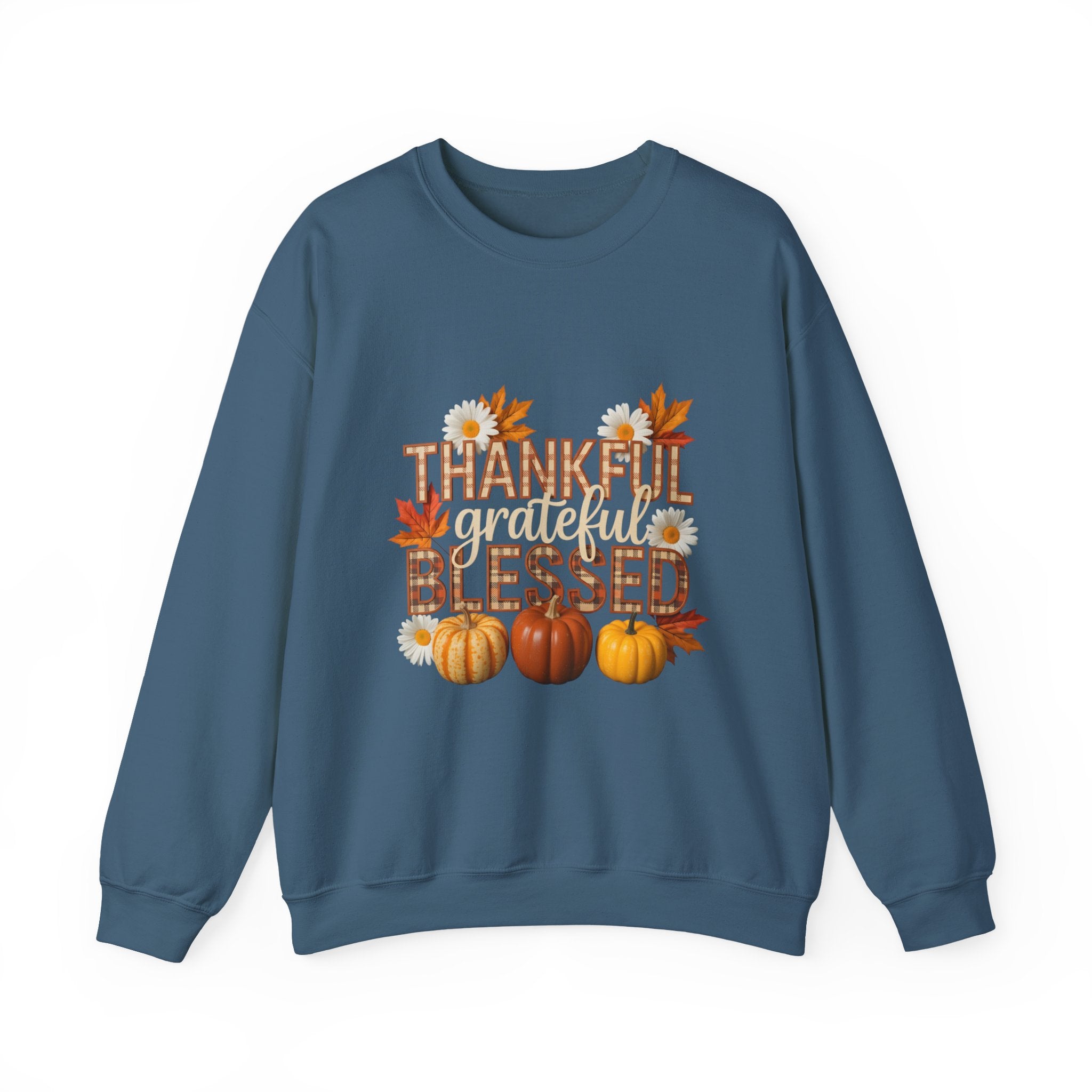 Thankful Grateful Blessed Crewneck Sweatshirt