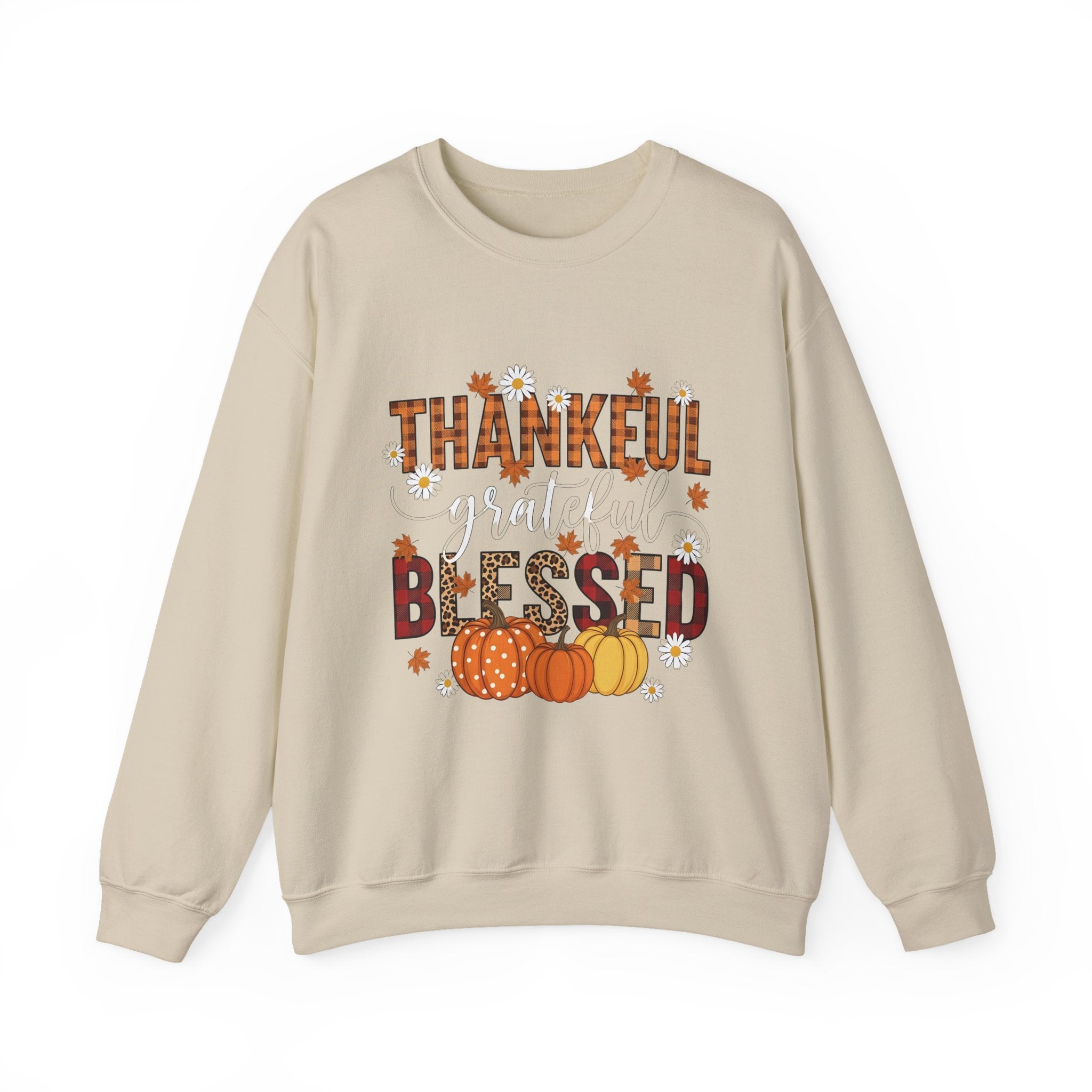 Thankful and Blessed Sweatshirt for Fall Celebrations
